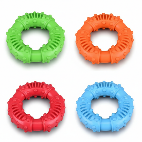Dog Chew Toy – Interactive Dental Rubber Ring Donut