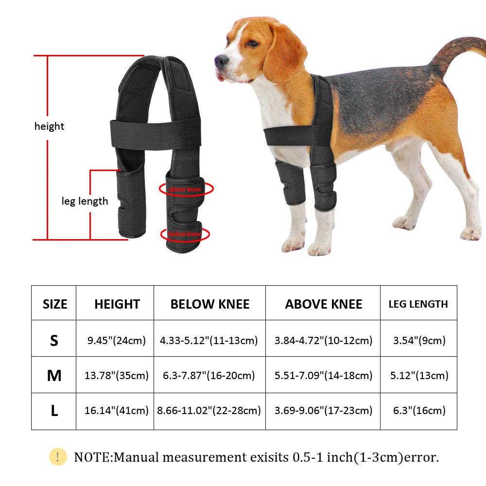 Dog Leg Support Sleeve – Protects Wounds & Aids Recovery - Wooflu