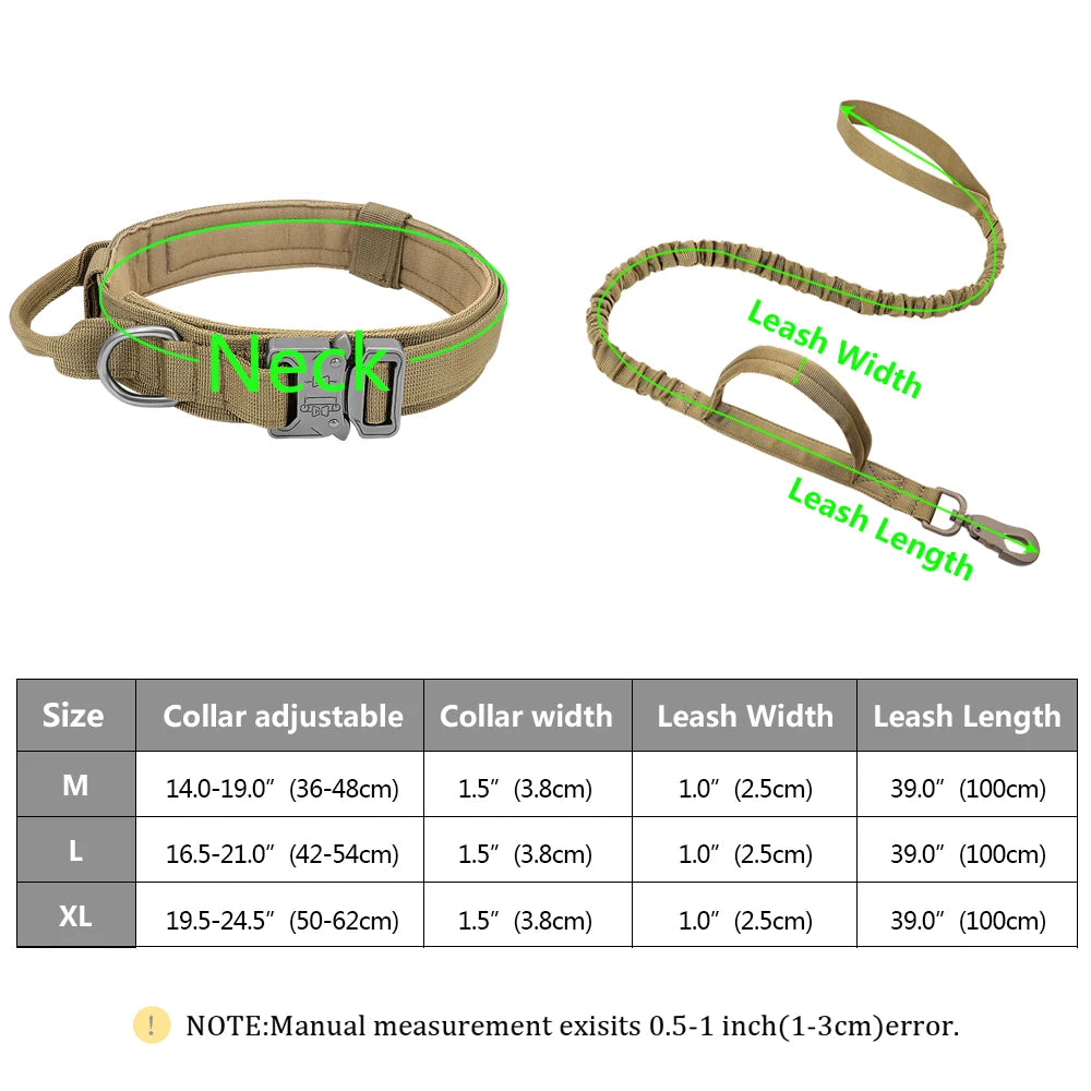 Military Tactical Dog Collar - Wooflu