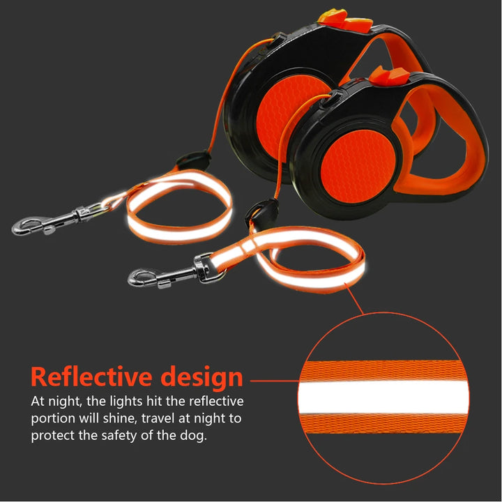 Retractable dog leash - Wooflu