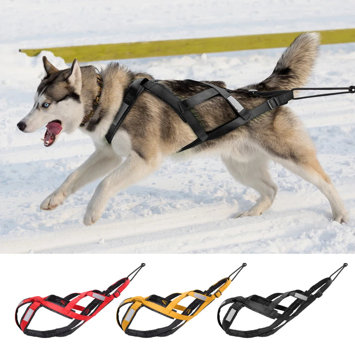 Waterproof Dog Sled Pulling Harness - Wooflu