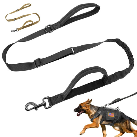 Tactical Dog Collar with Nylon Rope – For Medium & Large Dogs - Wooflu