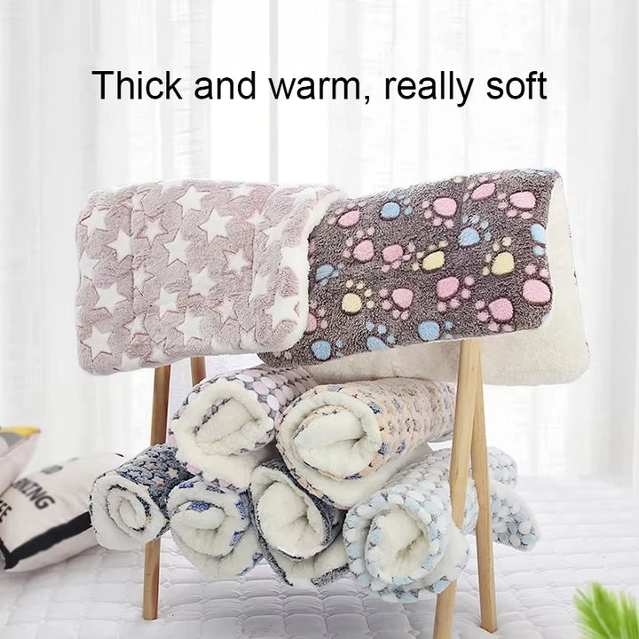 Flannel Pet Sleeping Dog or Cat Bed - Wooflu