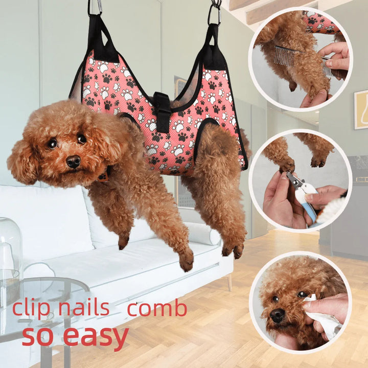 Deluxe Pet Grooming Hammock - Wooflu