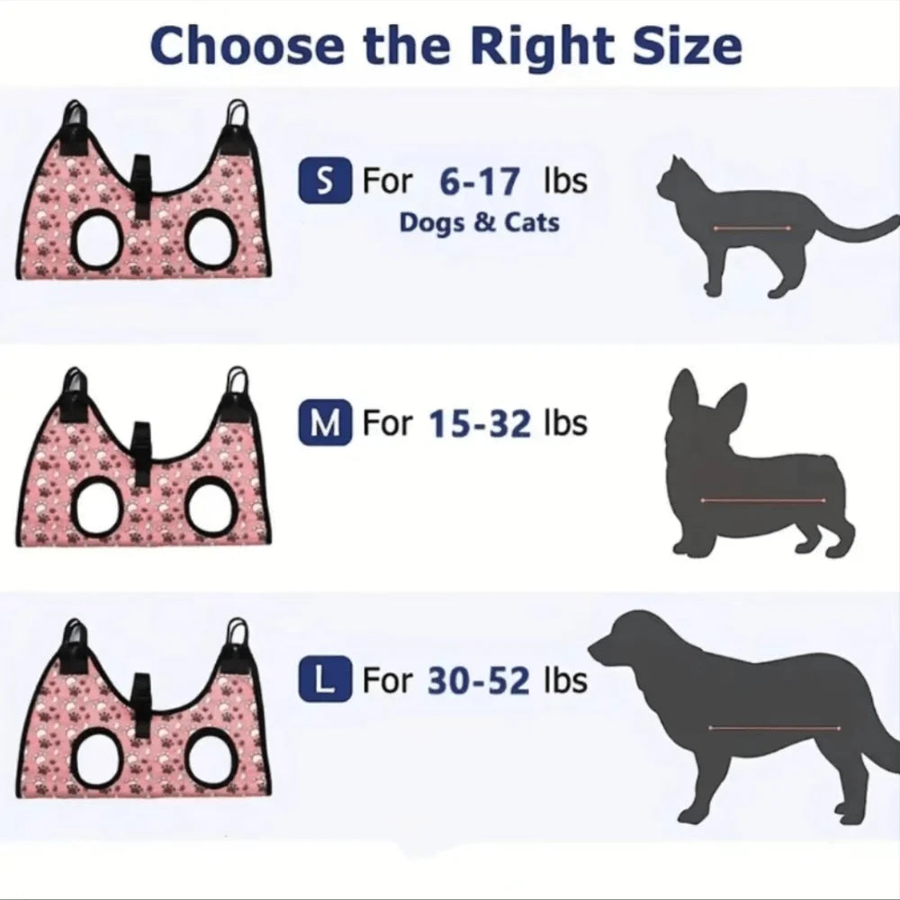 Deluxe Pet Grooming Hammock - Wooflu