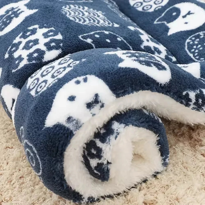 Flannel Pet Sleeping Dog or Cat Bed - Wooflu