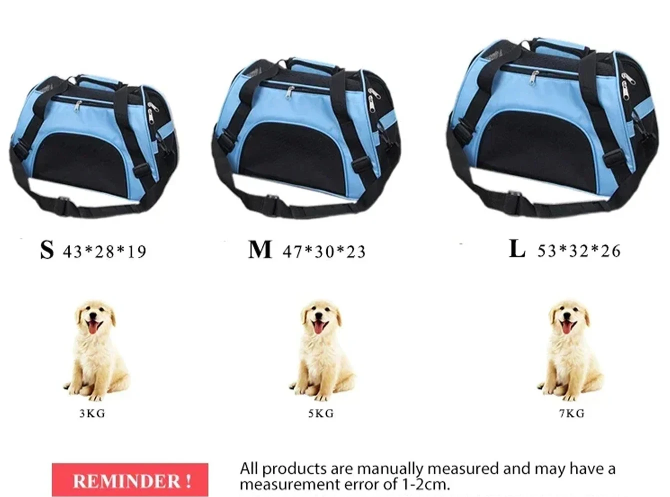 Portable Dog & Cat Carrier Bag - Wooflu