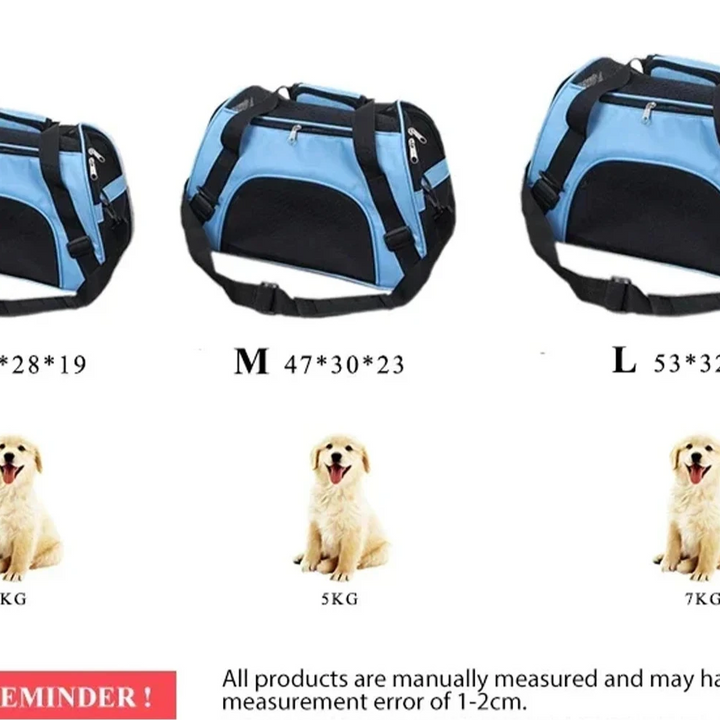 Portable Dog & Cat Carrier Bag - Wooflu