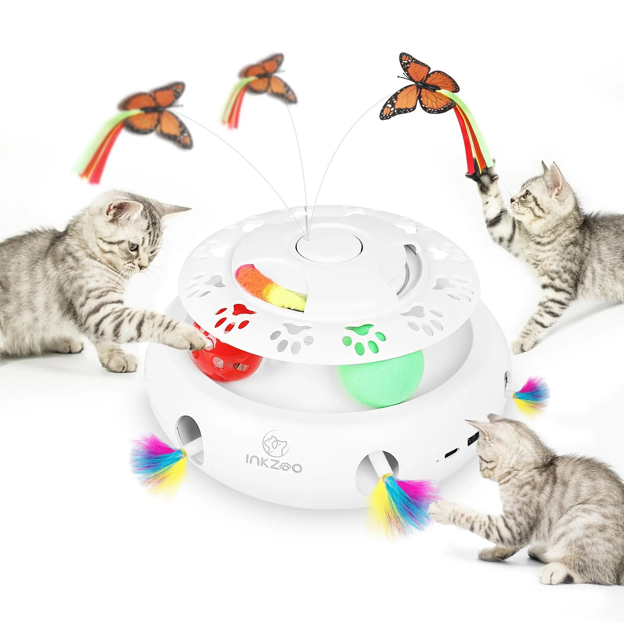 Interactive Cat Toys – Automatic 7 Holes Whack-A-Mole - Wooflu