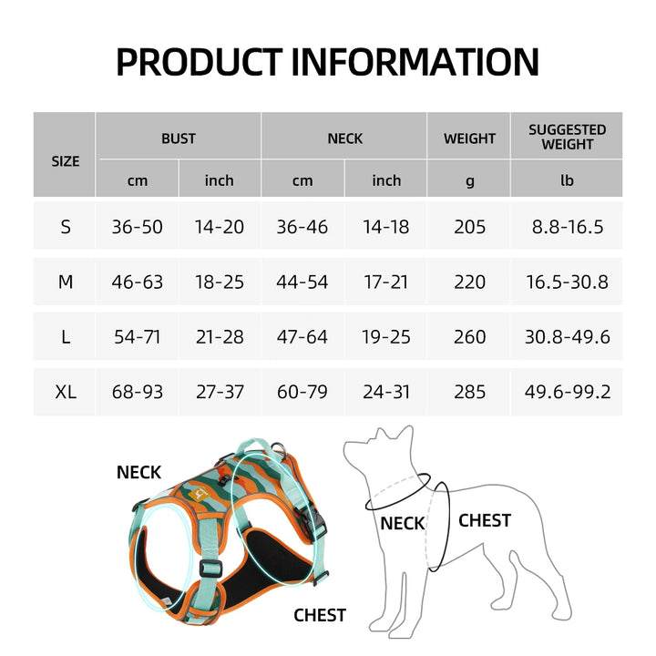 Reflective Dog Harnesses - Wooflu