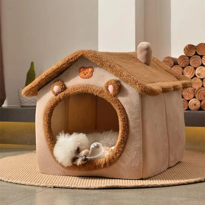 Hut Covered Cat & Dog Bed - Wooflu