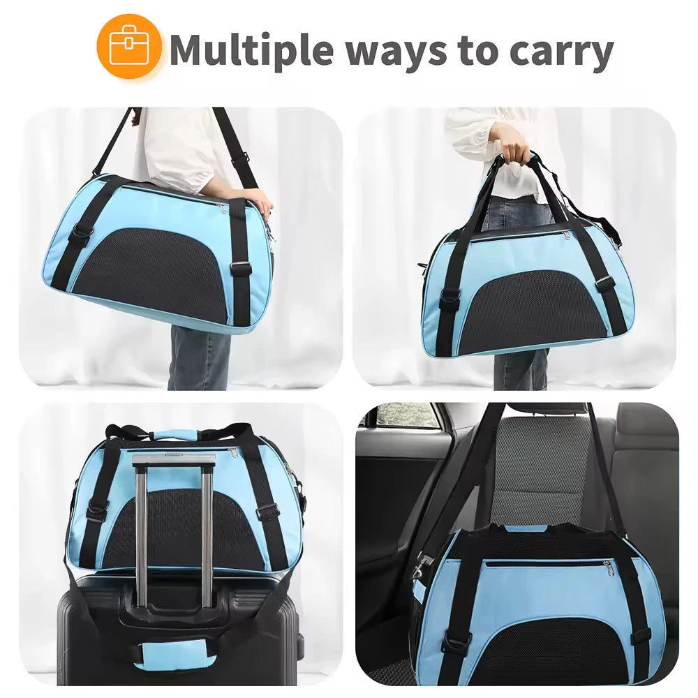 Portable Dog & Cat Carrier Bag - Wooflu