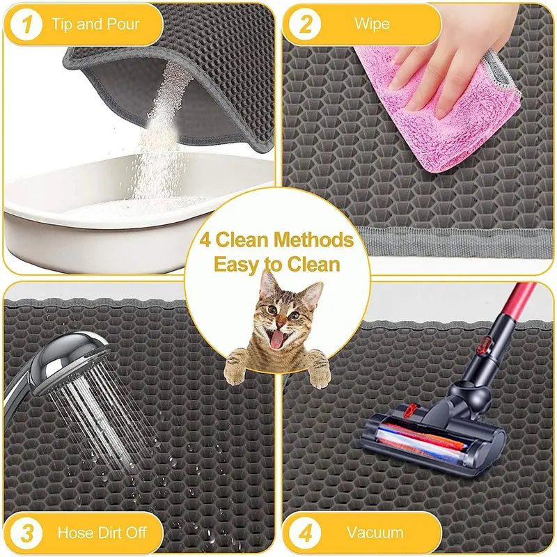Pet Cat Litter Mat Waterproof - Wooflu