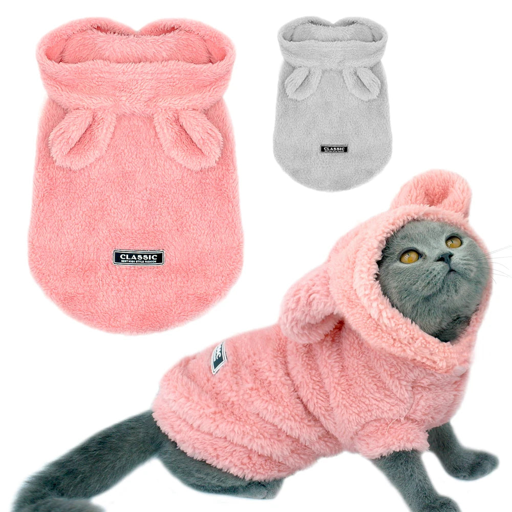 Warm Winter Cat Clothes - Wooflu