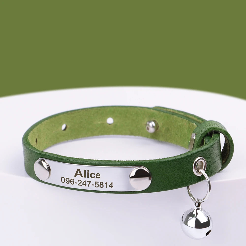 Cat Collar Personalized - Wooflu