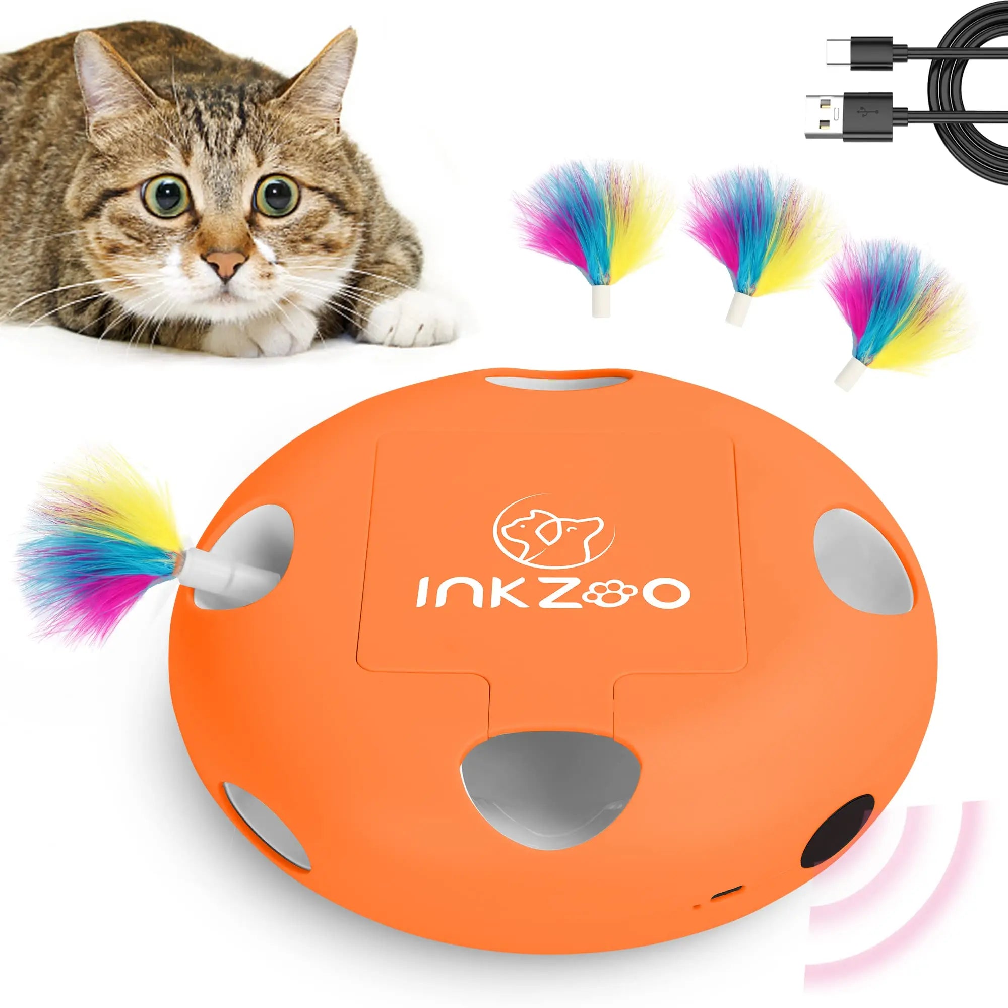 Interactive Cat Toys – Automatic 7 Holes Whack-A-Mole - Wooflu
