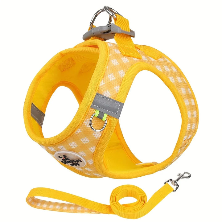 Cat harness with plaid print - Wooflu
