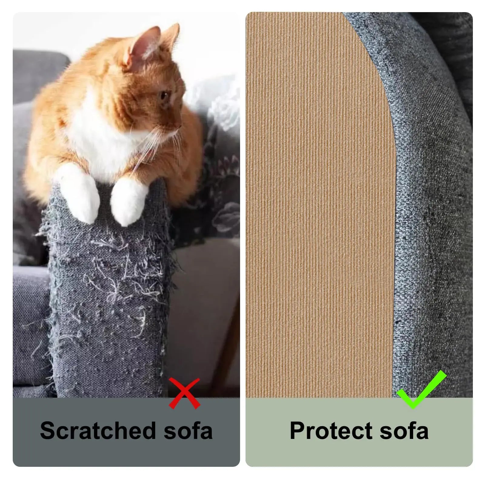 Self-Adhesive Wall Protector – Anti-Cat Scratch Shield - Wooflu