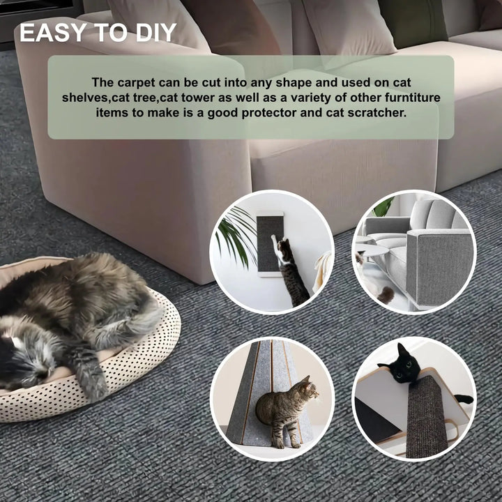 Self-Adhesive Wall Protector – Anti-Cat Scratch Shield - Wooflu