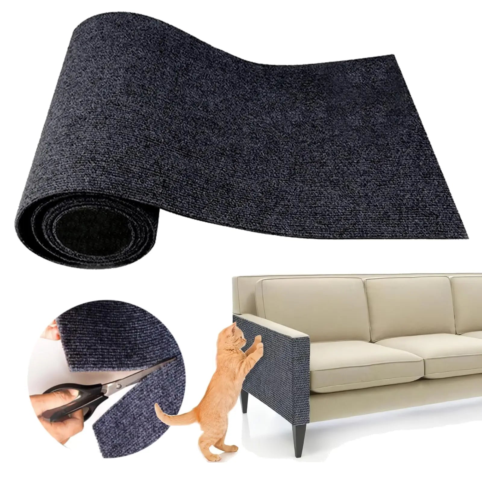 Self-Adhesive Wall Protector – Anti-Cat Scratch Shield - Wooflu