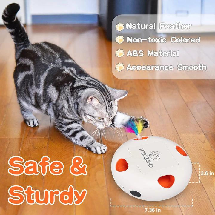 Interactive Cat Toys – Automatic 7 Holes Whack-A-Mole - Wooflu