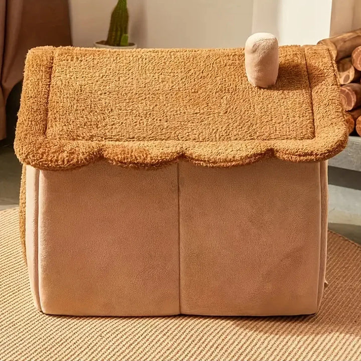 Hut Covered Cat & Dog Bed - Wooflu