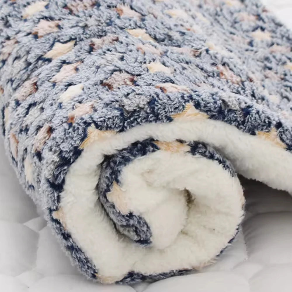 Flannel Pet Sleeping Dog or Cat Bed - Wooflu