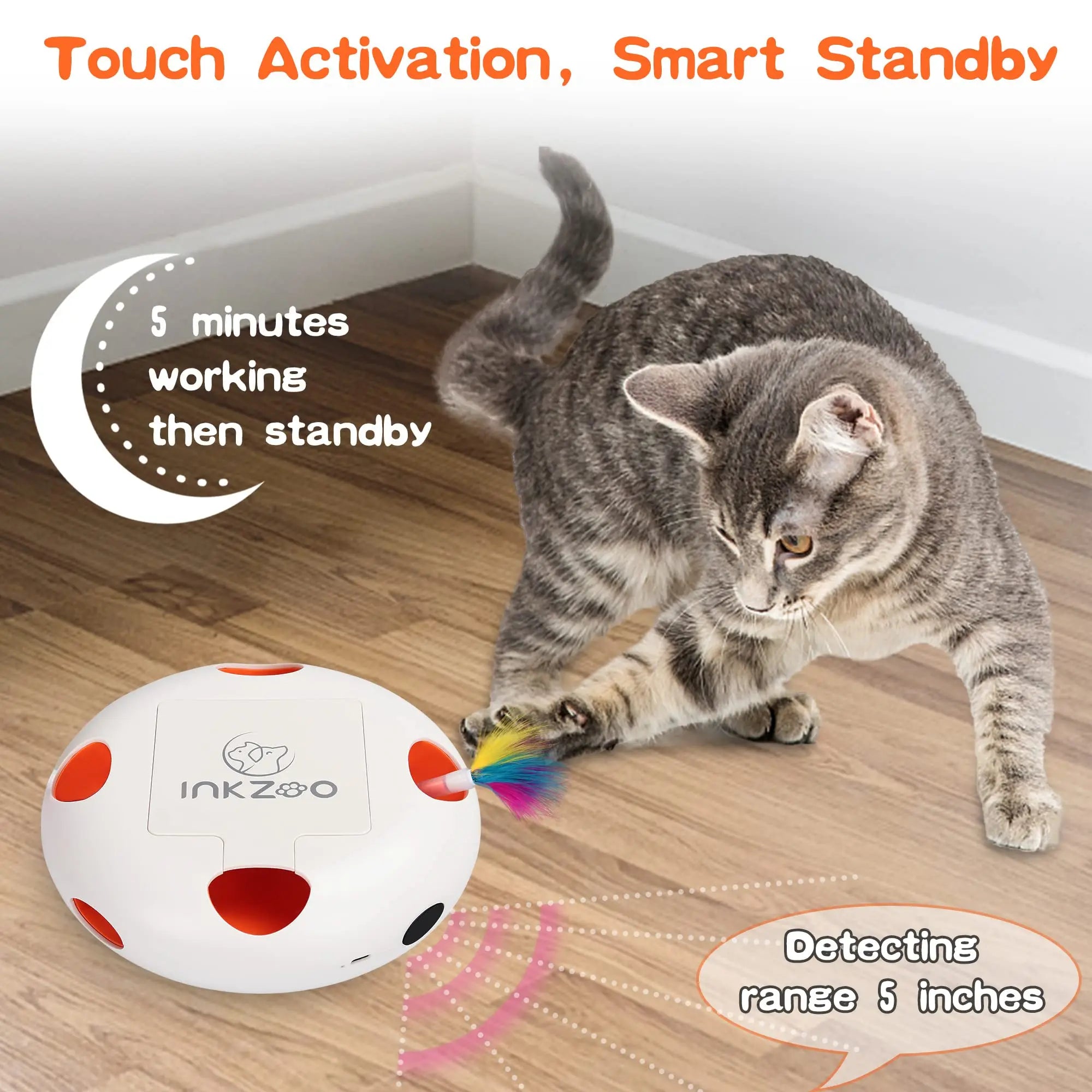 Interactive Cat Toys – Automatic 7 Holes Whack-A-Mole - Wooflu