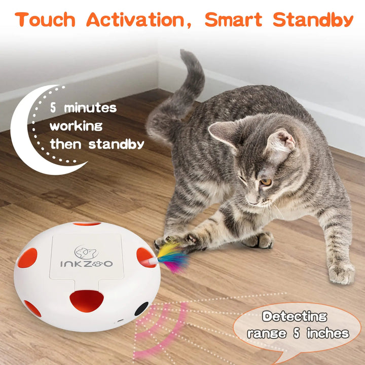 Interactive Cat Toys – Automatic 7 Holes Whack-A-Mole - Wooflu