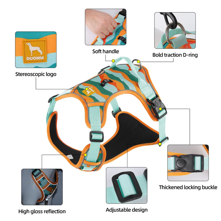 Reflective Dog Harnesses - Wooflu