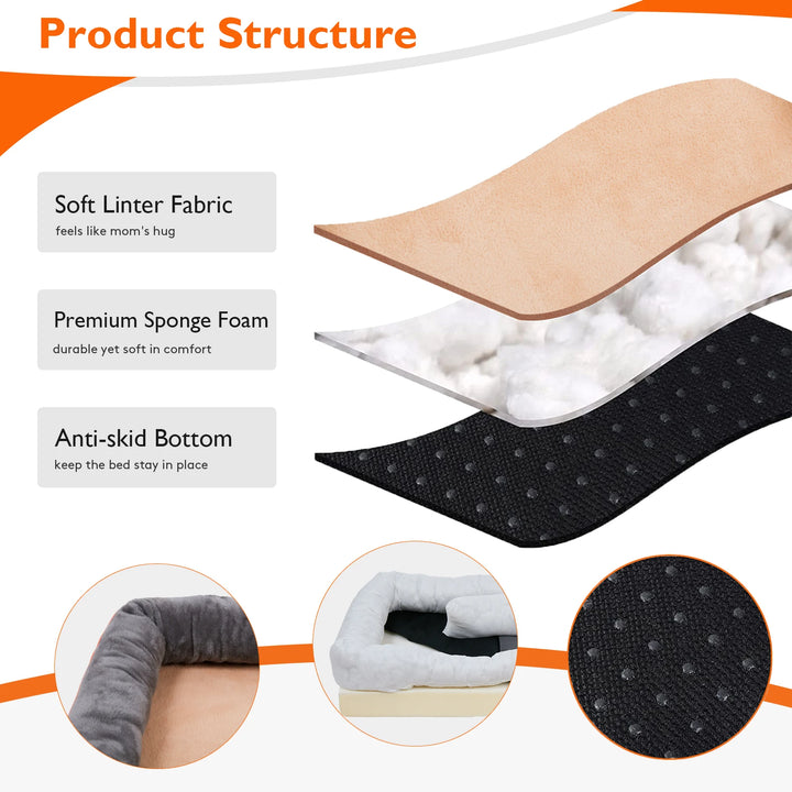 Dog Bed Super Soft Orthopedic - Wooflu